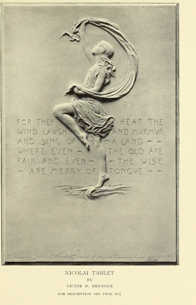 An illustration from Catalogue of the works of art belonging to the City of New York, 1909, leaf 208