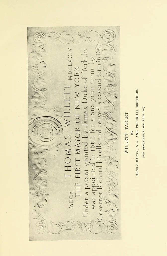 An illustration from Catalogue of the works of art belonging to the City of New York, 1909, leaf 212