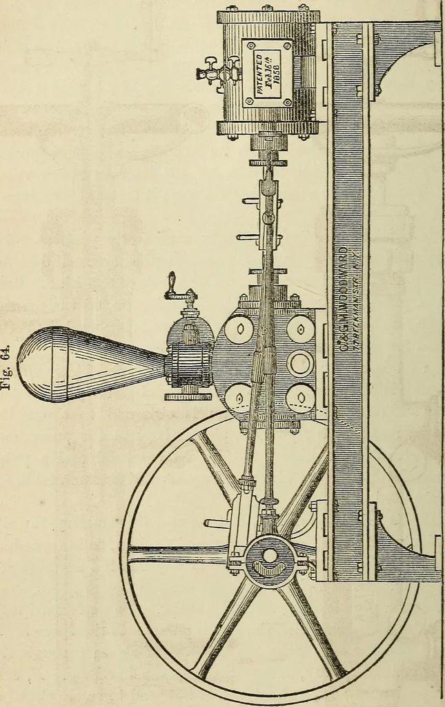 An illustration from A catechism of the steam engine in its various applications to mines, mills, steam navigation, railways, and agriculture. With practical instructions for the manufacture and management of engines of every class, 1864, leaf 365