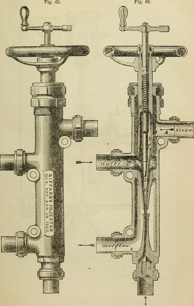 An illustration from A catechism of the steam engine in its various applications to mines, mills, steam navigation, railways, and agriculture. With practical instructions for the manufacture and management of engines of every class, 1864, leaf 366