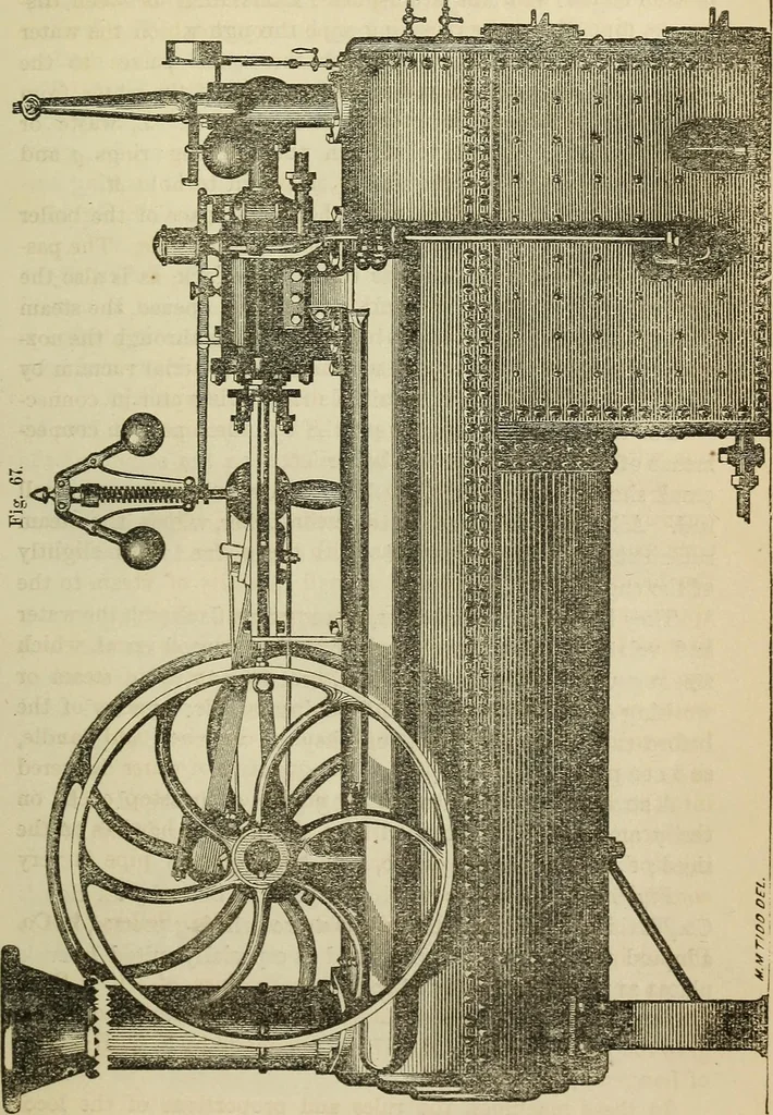 An illustration from A catechism of the steam engine in its various applications to mines, mills, steam navigation, railways, and agriculture. With practical instructions for the manufacture and management of engines of every class, 1864, leaf 368