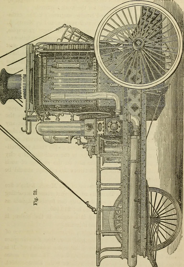 An illustration from A catechism of the steam engine in its various applications to mines, mills, steam navigation, railways, and agriculture. With practical instructions for the manufacture and management of engines of every class, 1864, leaf 380
