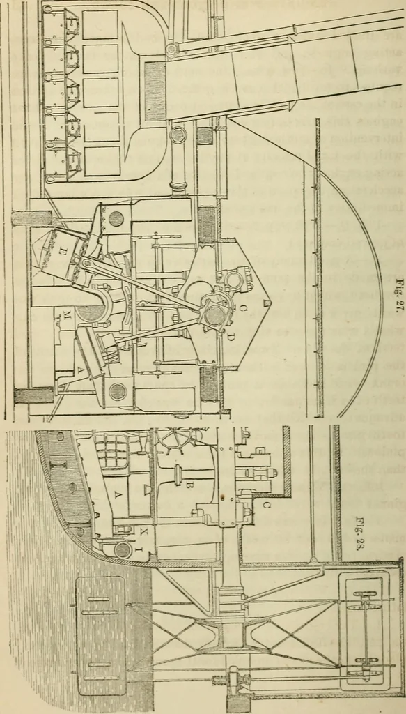 An illustration from A catechism of the steam engine in its various applications to mines, mills, steam navigation, railways, and agriculture. With practical instructions for the manufacture and management of engines of every class, 1864, leaf 79
