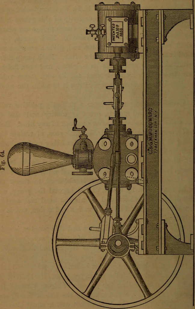 An illustration from A catechism of the steam engine and its various applications to mines, mills, steam navigation, railways, and agriculture, 1876, leaf 363