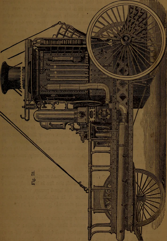 An illustration from A catechism of the steam engine and its various applications to mines, mills, steam navigation, railways, and agriculture, 1876, leaf 378