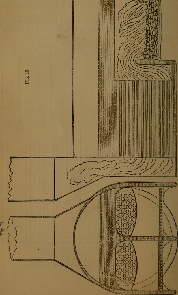 An illustration from A catechism of the steam engine and its various applications to mines, mills, steam navigation, railways, and agriculture, 1876, leaf 59