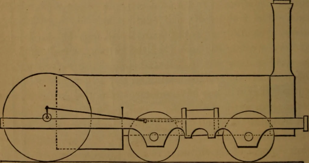 An illustration from A catechism of the steam engine and its various applications to mines, mills, steam navigation, railways, and agriculture, 1876, leaf 83