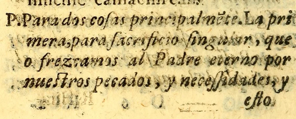 An illustration from Catecismo en la lengua española. Y quichua del Piru., 1603, leaf 102