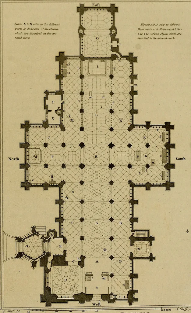 An illustration from Cathedral antiquities, 1814, leaf 220