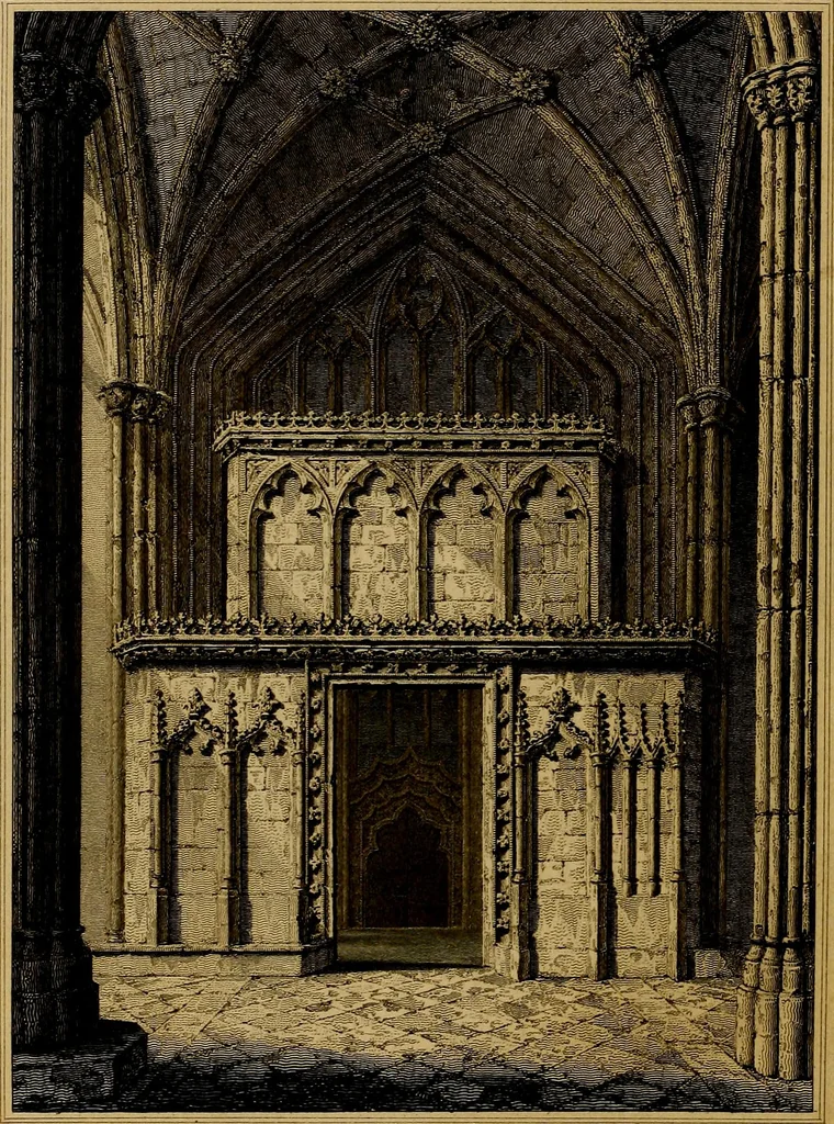 An illustration from Cathedral antiquities, 1814, leaf 241