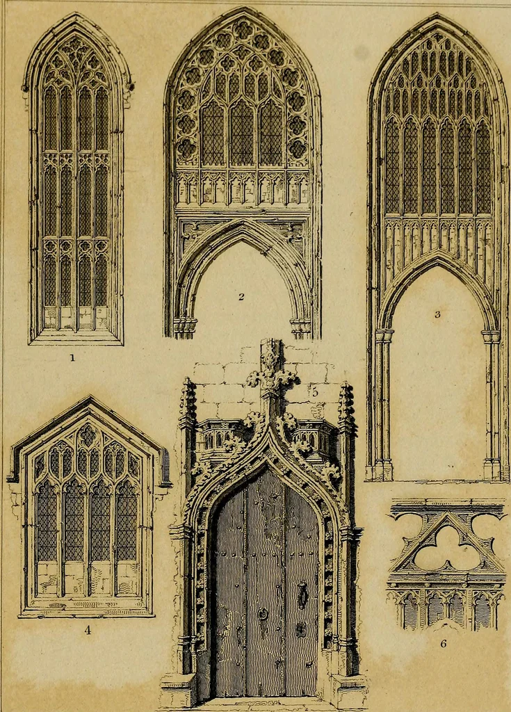 An illustration from Cathedral antiquities, 1814, leaf 244