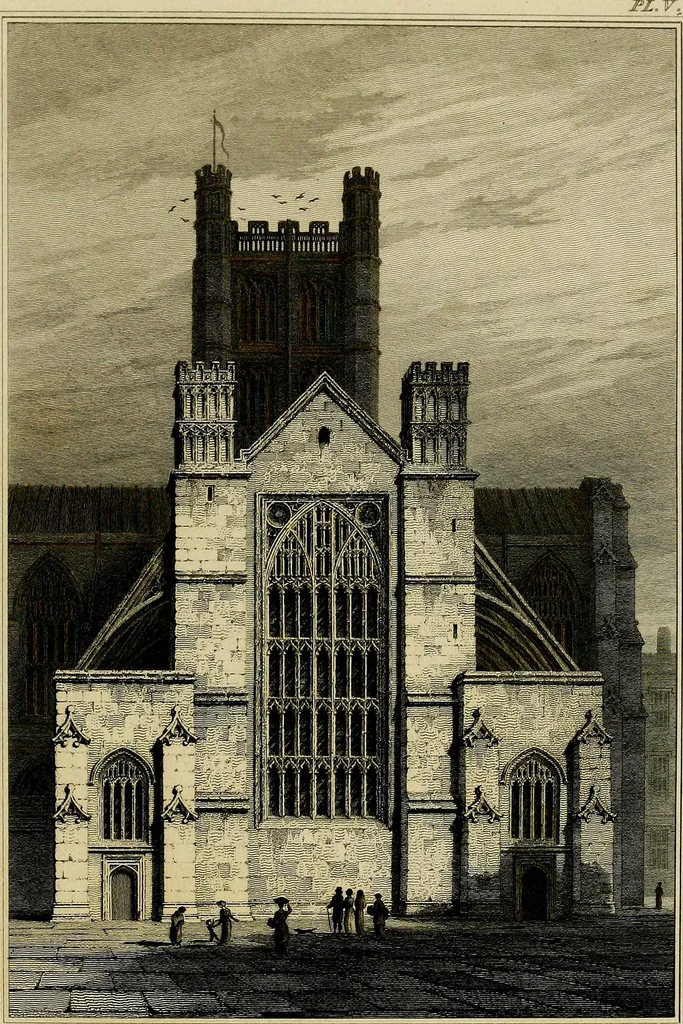 An illustration from Cathedral antiquities, 1814, leaf 92