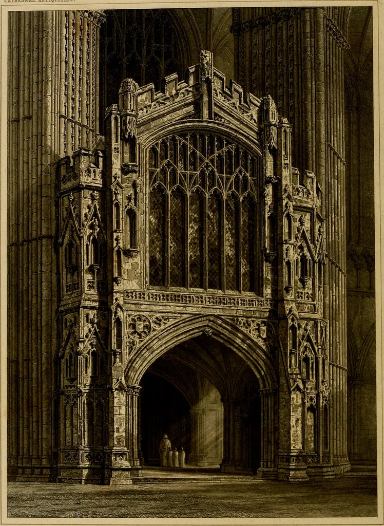 An illustration from Cathedral antiquities, 1814, leaf 105