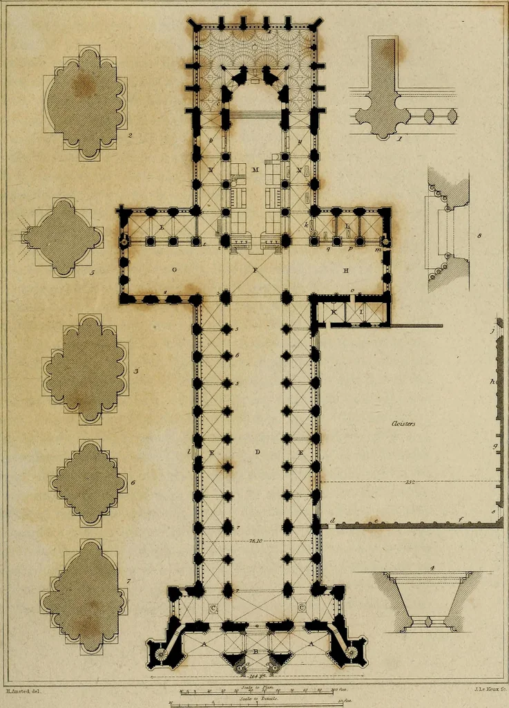 An illustration from Cathedral antiquities, 1814, leaf 126