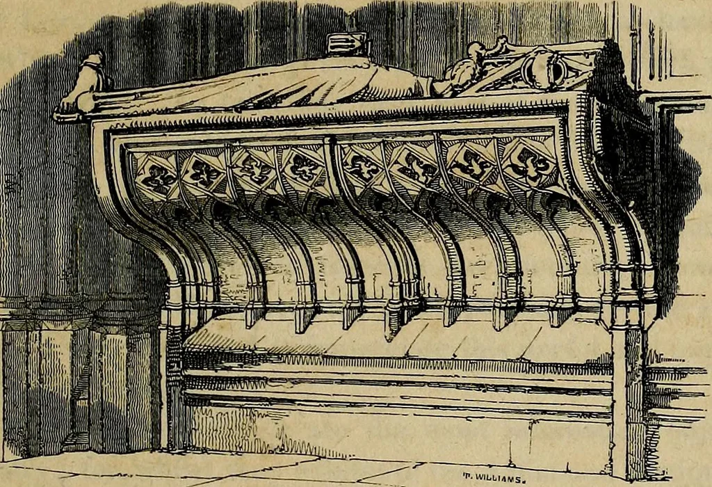 An illustration from Cathedral antiquities, 1814, leaf 146