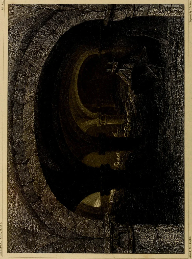 An illustration from Cathedral antiquities, 1814, leaf 223