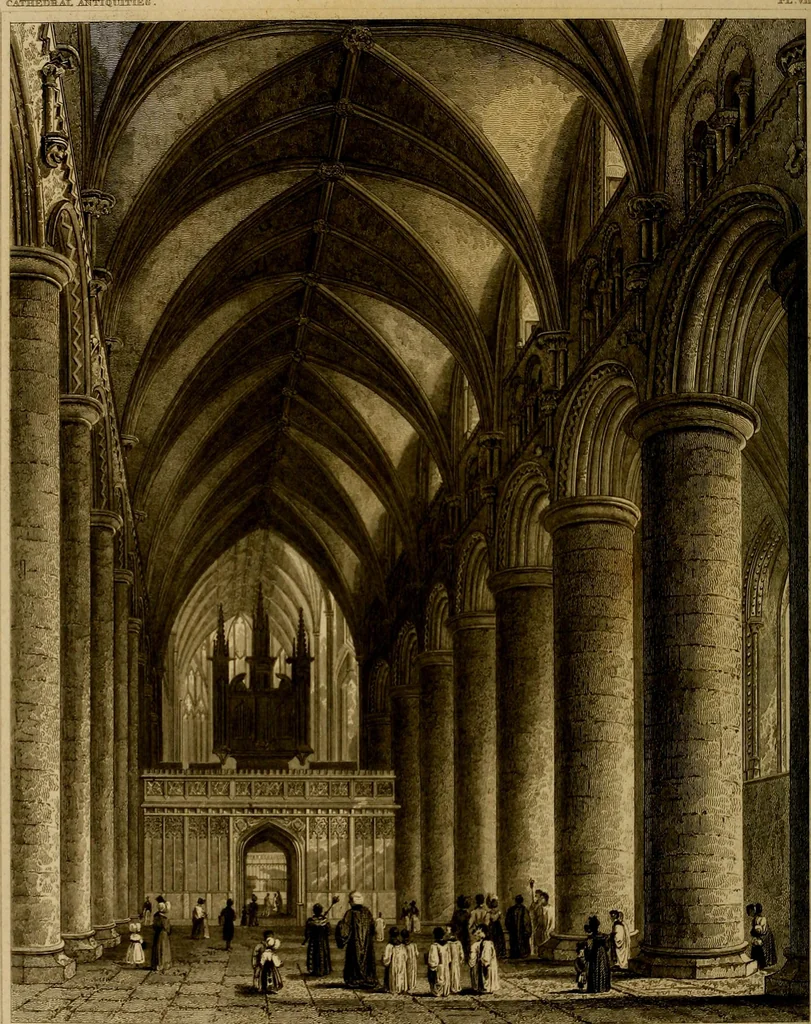 An illustration from Cathedral antiquities, 1814, leaf 237