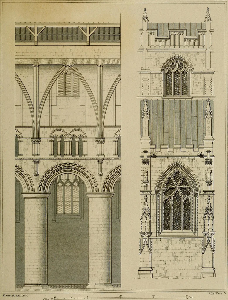 An illustration from Cathedral antiquities, 1814, leaf 244