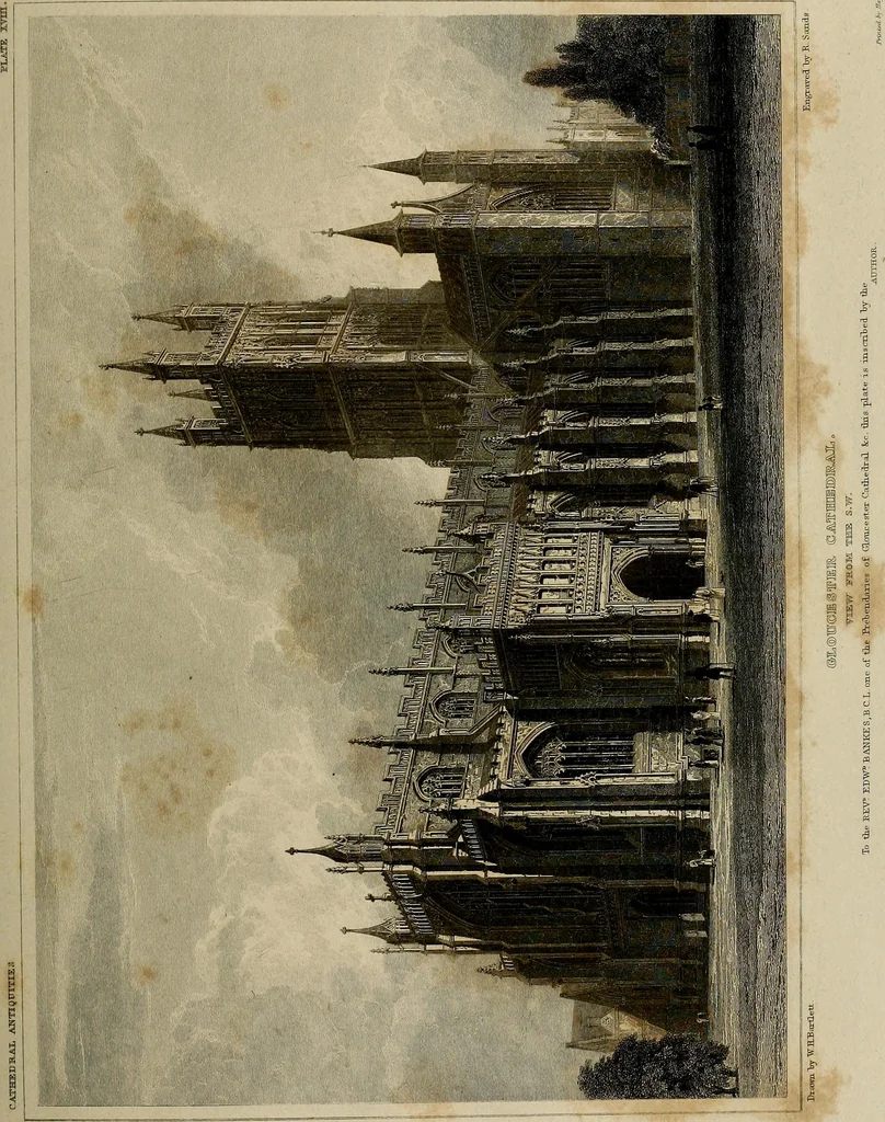 An illustration from Cathedral antiquities, 1814, leaf 254