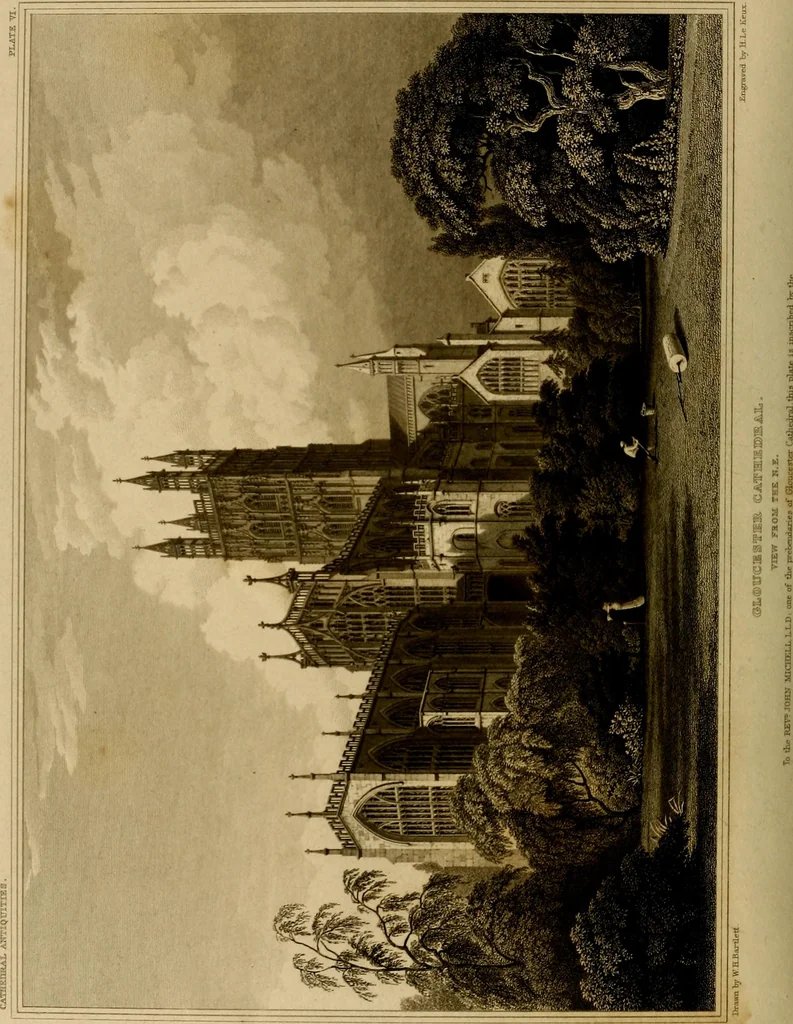 An illustration from Cathedral antiquities, 1814, leaf 255