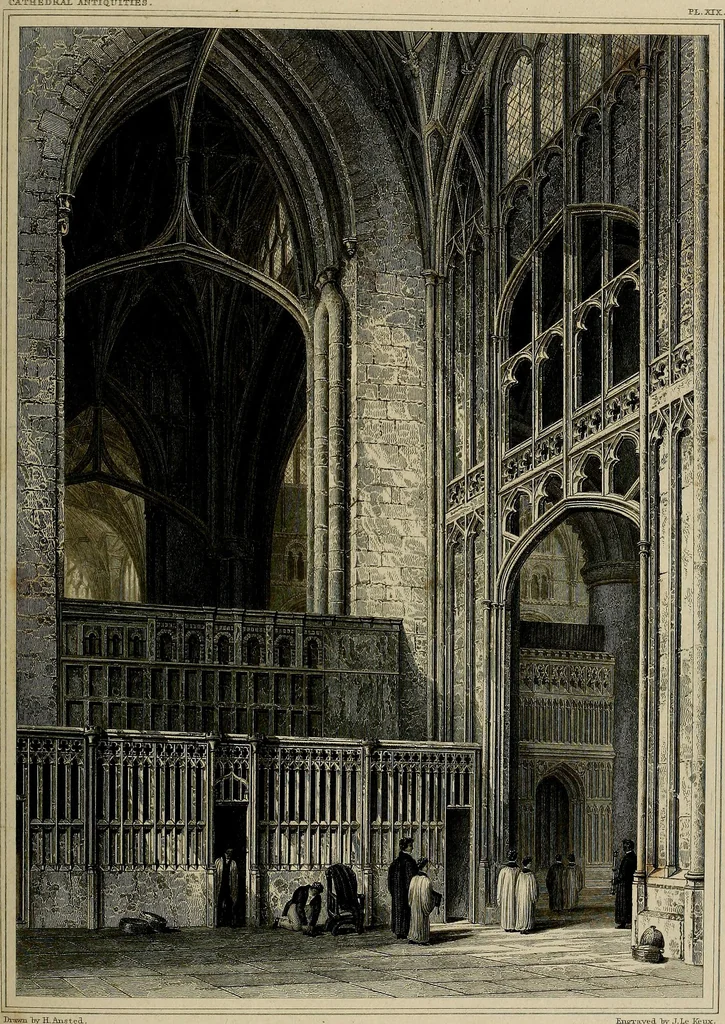 An illustration from Cathedral antiquities, 1814, leaf 264
