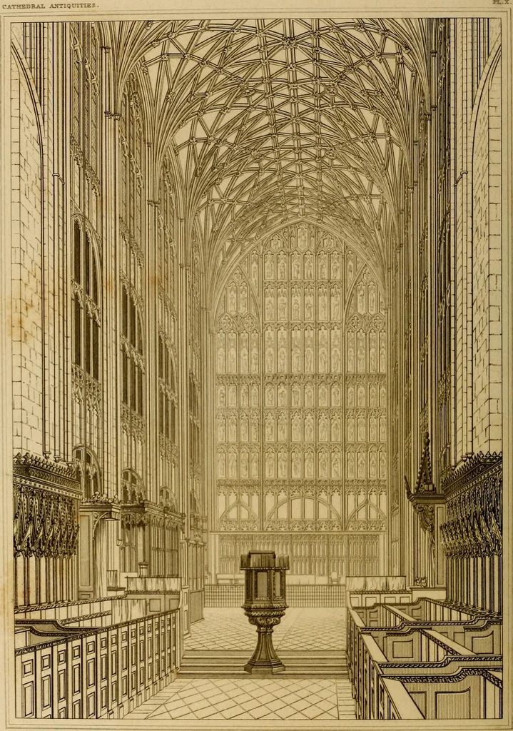 An illustration from Cathedral antiquities, 1814, leaf 265