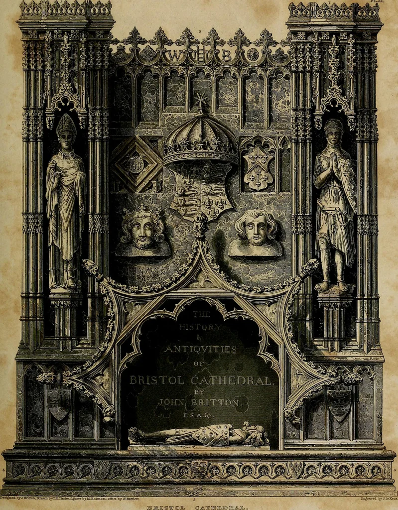 An illustration from Cathedral antiquities, 1814, leaf 330