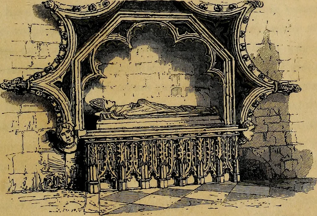 An illustration from Cathedral antiquities, 1814, leaf 332