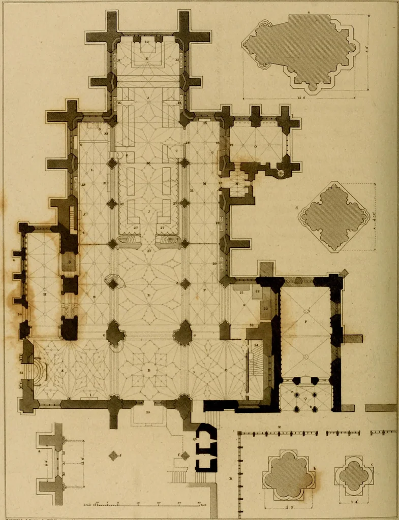 An illustration from Cathedral antiquities, 1814, leaf 385