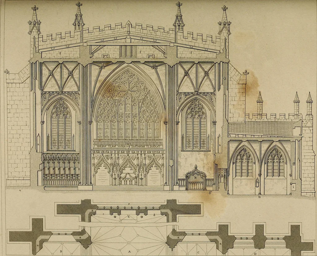 An illustration from Cathedral antiquities, 1814, leaf 410