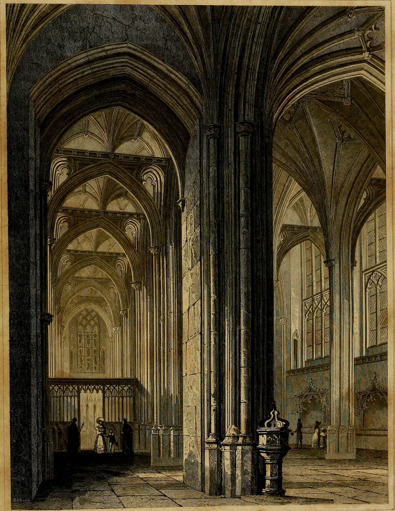 An illustration from Cathedral antiquities, 1814, leaf 416