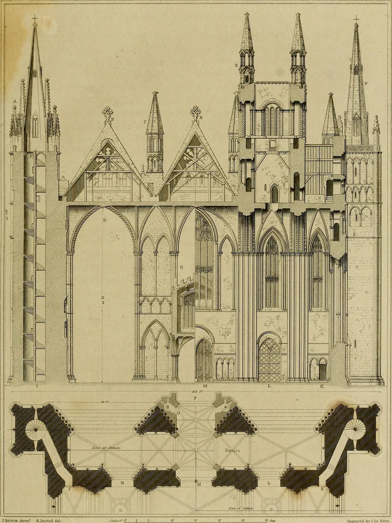 An illustration from Cathedral antiquities, 1814, leaf 56