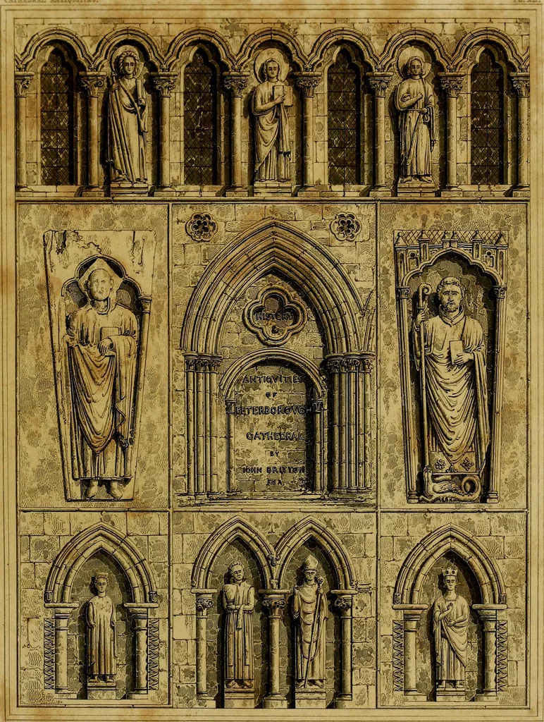 An illustration from Cathedral antiquities, 1814, leaf 8