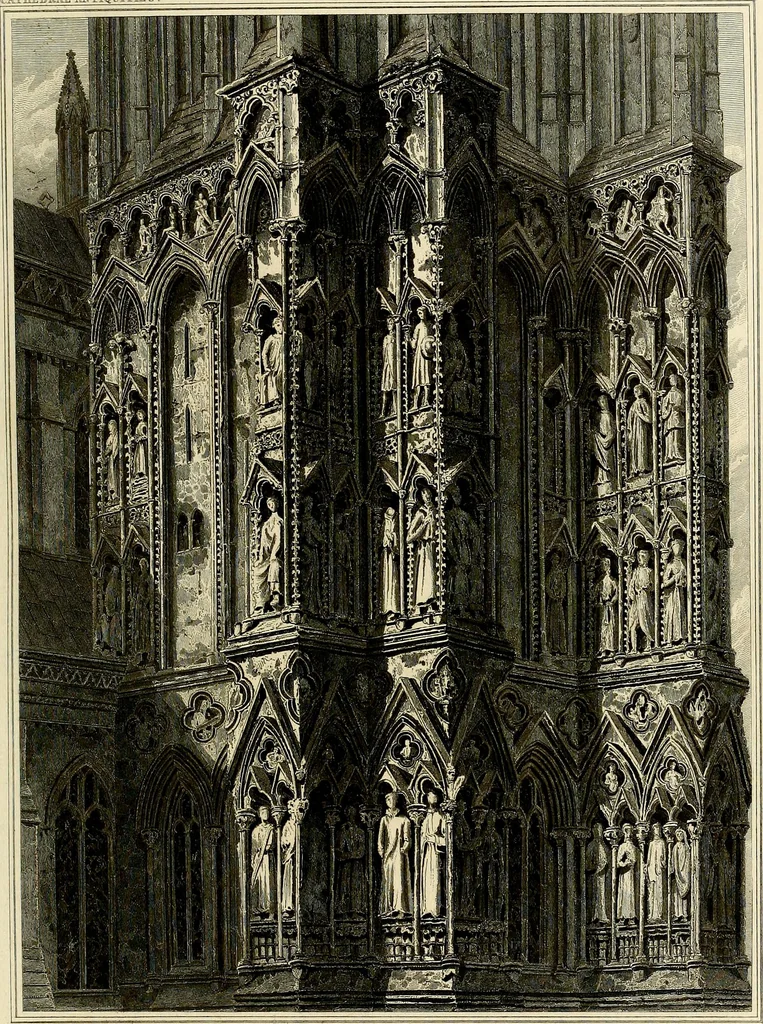 An illustration from Cathedral antiquities, 1814, leaf 118