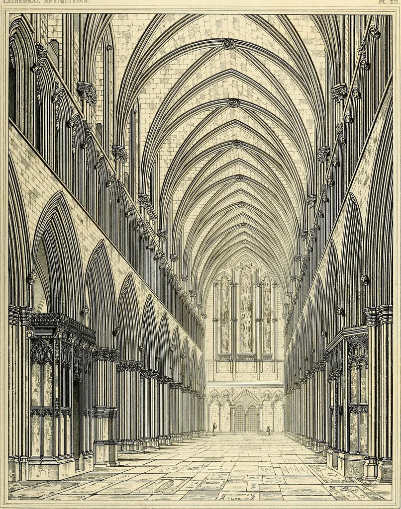 An illustration from Cathedral antiquities, 1814, leaf 150