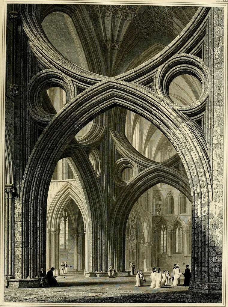 An illustration from Cathedral antiquities, 1814, leaf 152
