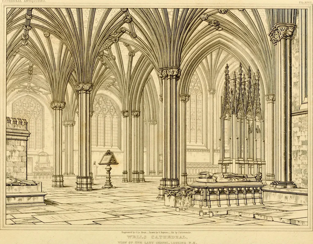An illustration from Cathedral antiquities, 1814, leaf 159