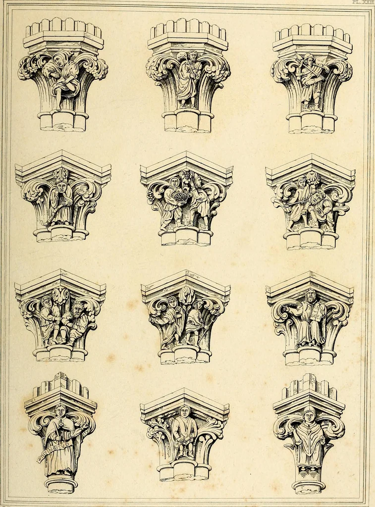 An illustration from Cathedral antiquities, 1814, leaf 188