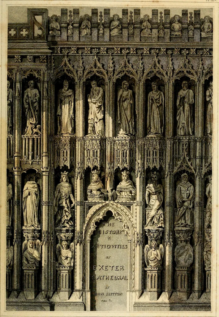 An illustration from Cathedral antiquities, 1814, leaf 208