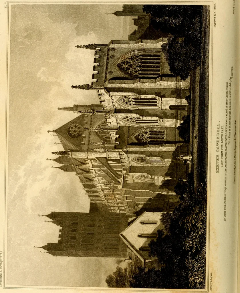 An illustration from Cathedral antiquities, 1814, leaf 327