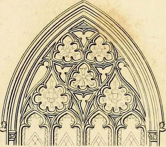 An illustration from Cathedral antiquities, 1814, leaf 340