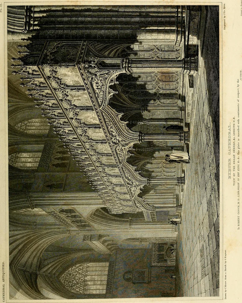 An illustration from Cathedral antiquities, 1814, leaf 360