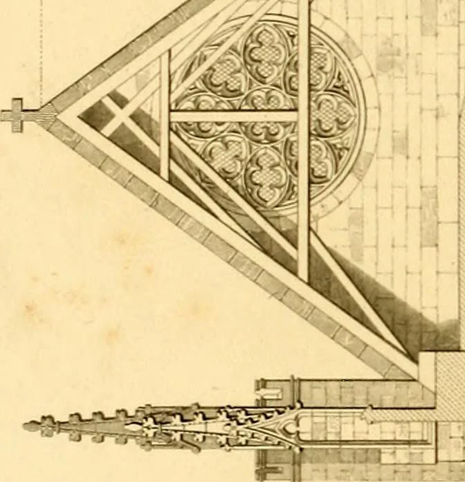 An illustration from Cathedral antiquities, 1814, leaf 375