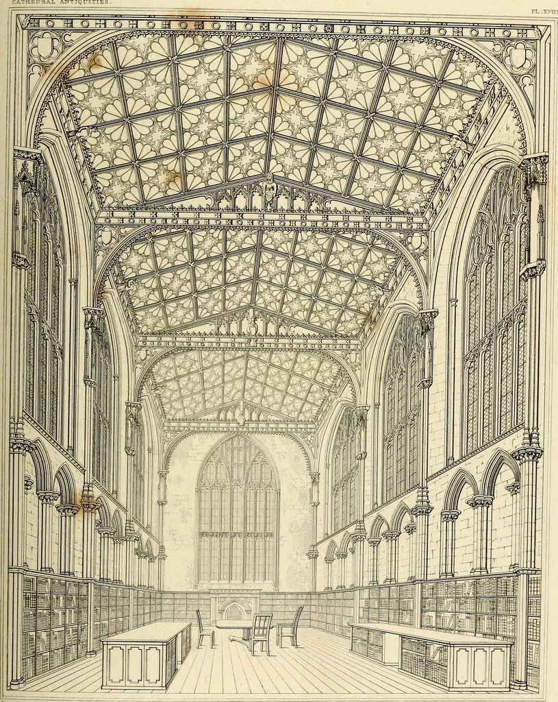 An illustration from Cathedral antiquities, 1814, leaf 384