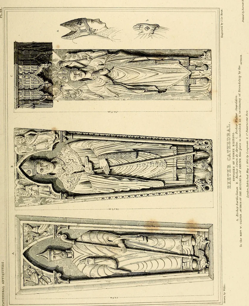 An illustration from Cathedral antiquities, 1814, leaf 396
