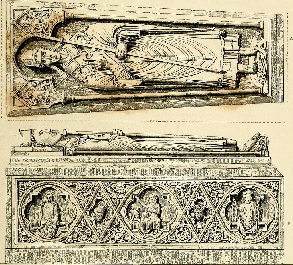 An illustration from Cathedral antiquities, 1814, leaf 398