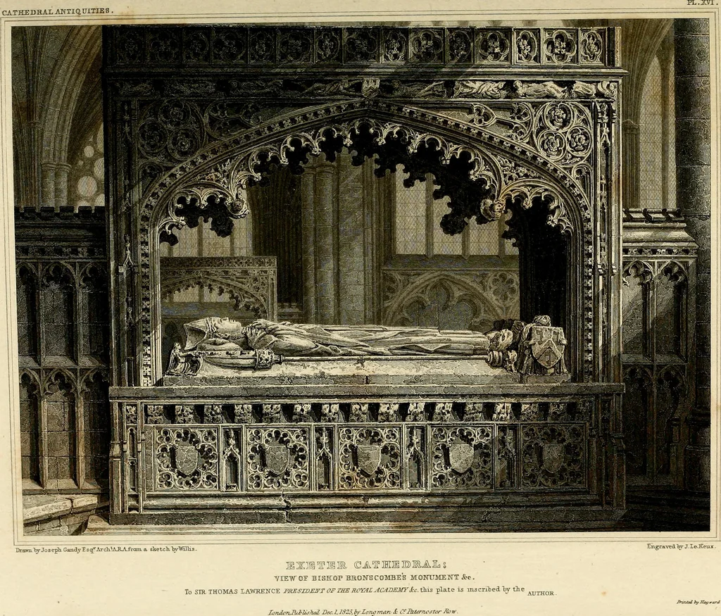 An illustration from Cathedral antiquities, 1814, leaf 406