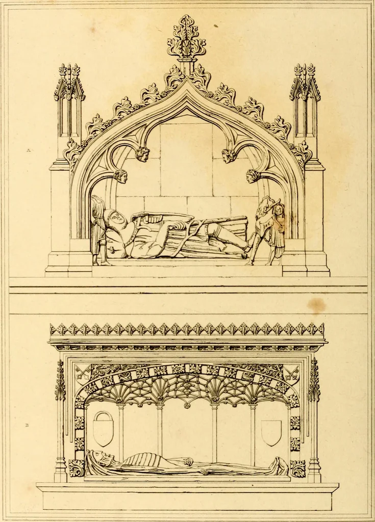 An illustration from Cathedral antiquities, 1814, leaf 407