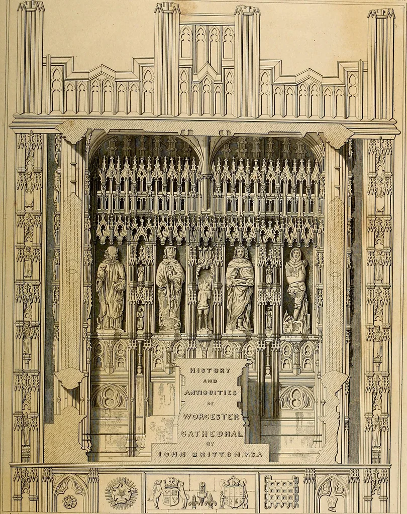 An illustration from Cathedral antiquities, 1814, leaf 430