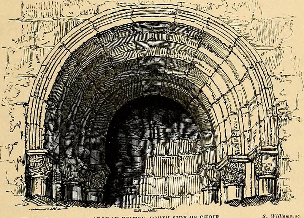 An illustration from Cathedral antiquities, 1814, leaf 432